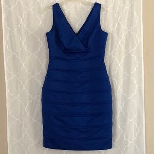 Blue bodycon dress